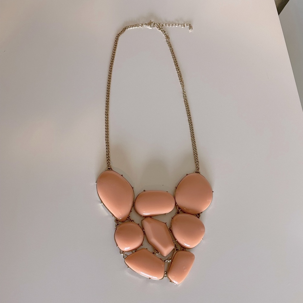 Peachy pink necklace
